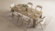 Oak / Table + 2 Chairs
